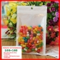 5 pcs Food Grade 3-side Pearlized Jewelry Packaging Bag Ziplock Plastic Bags Supplies